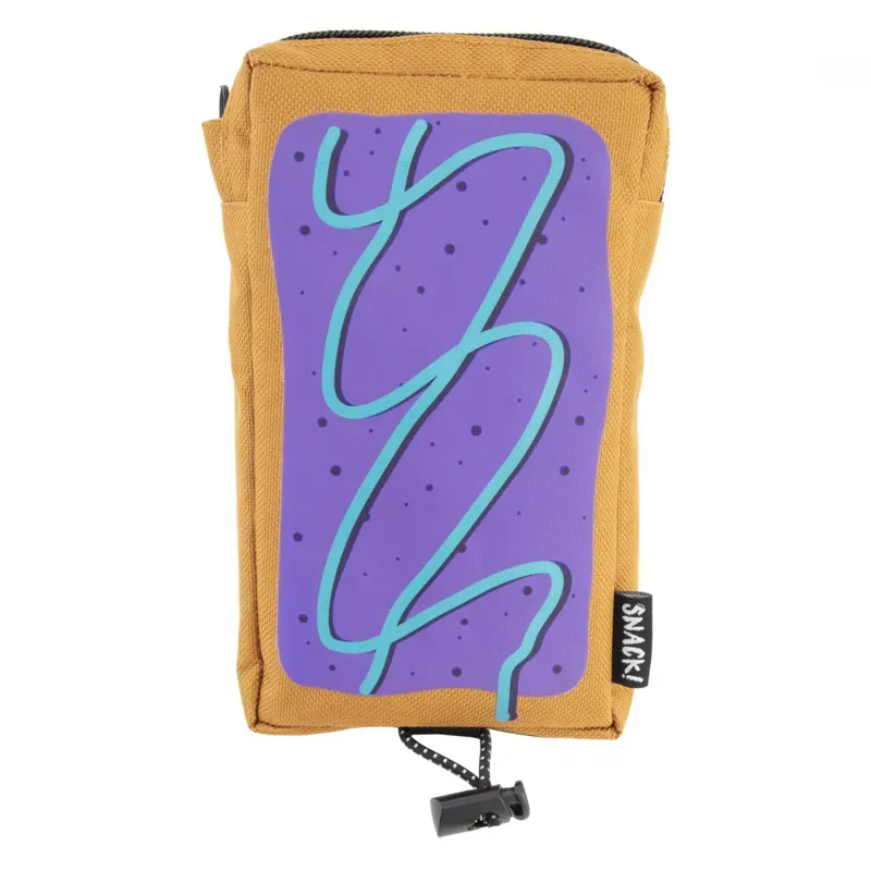 Snack 3.75x1.22x6.50-inch Pouch in Brown/Pop Tart