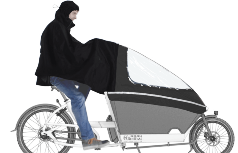 Urban Arrow - Rain Poncho - Black