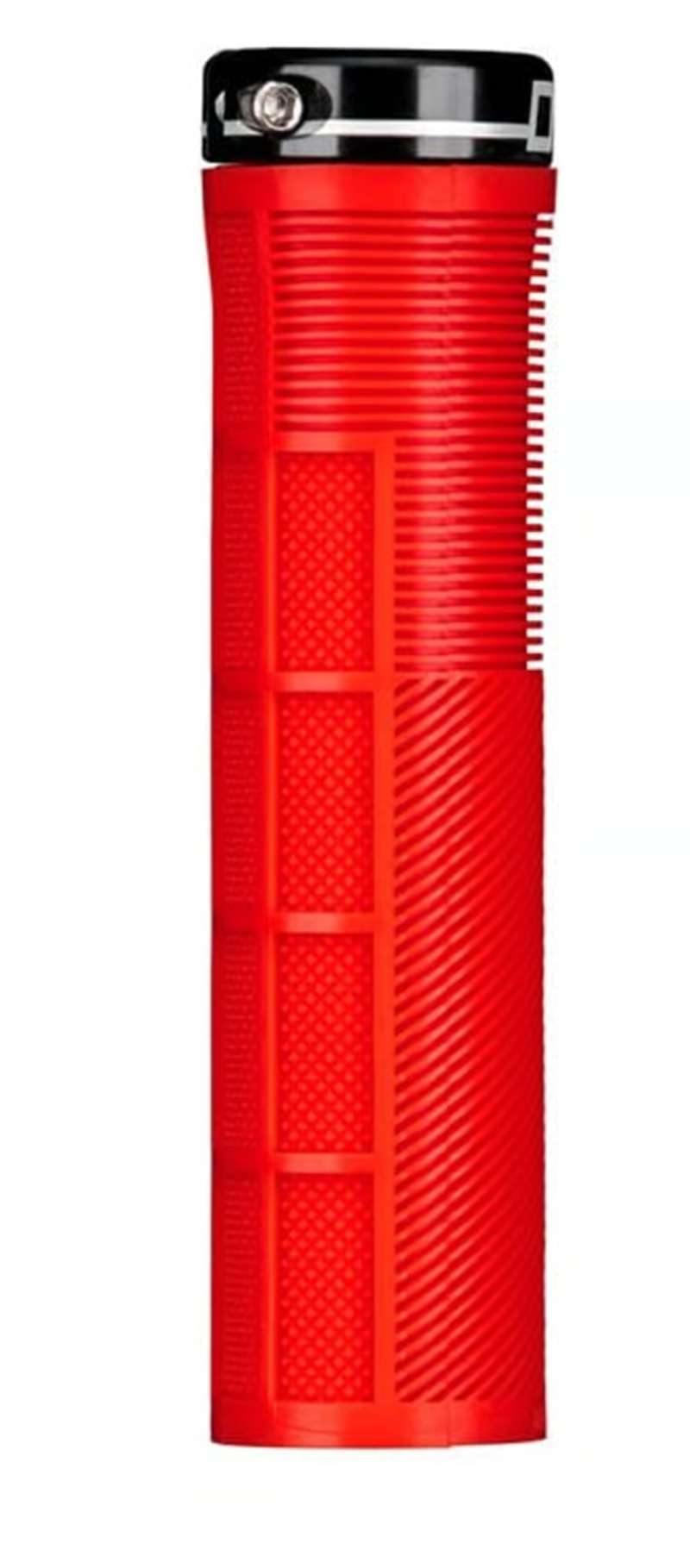 DEITY Knuckleduster Grips - Red Lock- On Red