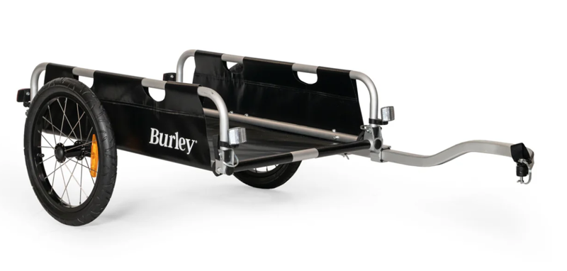 Burley - Flatbed Cargo Trailer - Black