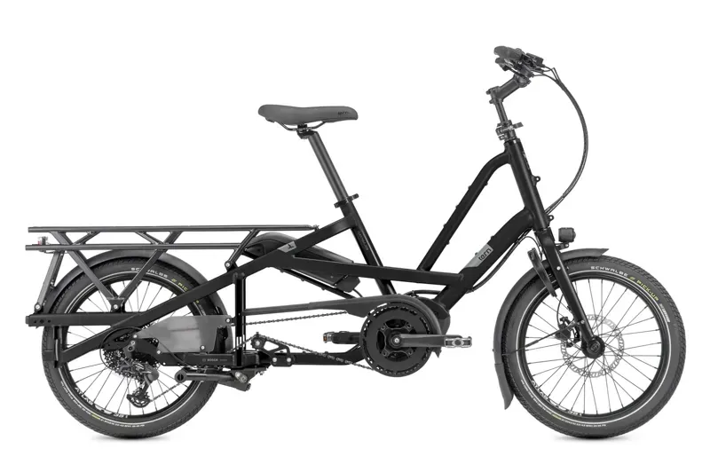 Tern Quick Haul Long D9 E-Cargo Bike In Satin Black